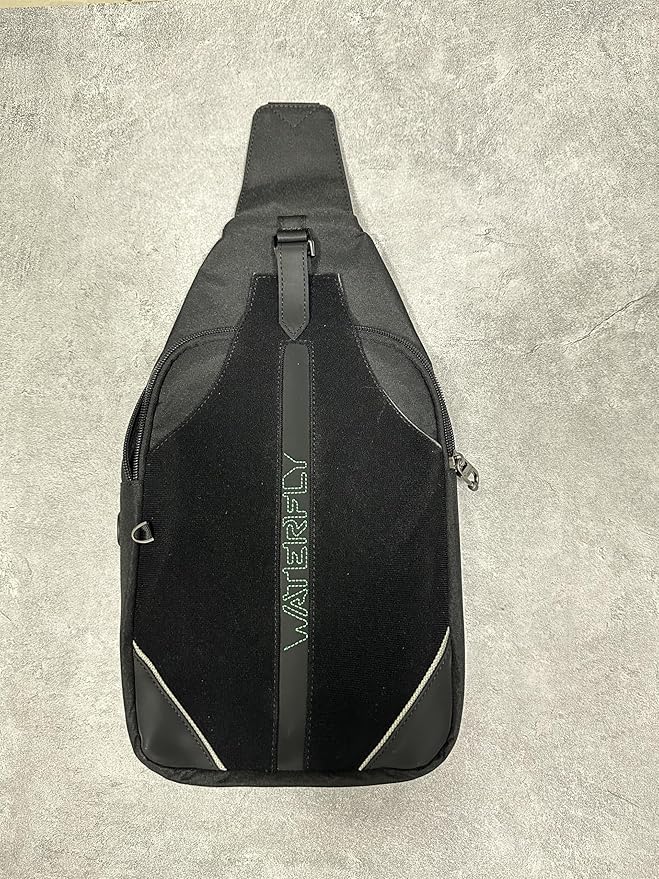 WATERFLY Small Crossbody Sling Backpack Anti Theft Backpack for Traveling Chest Shoulder Bag