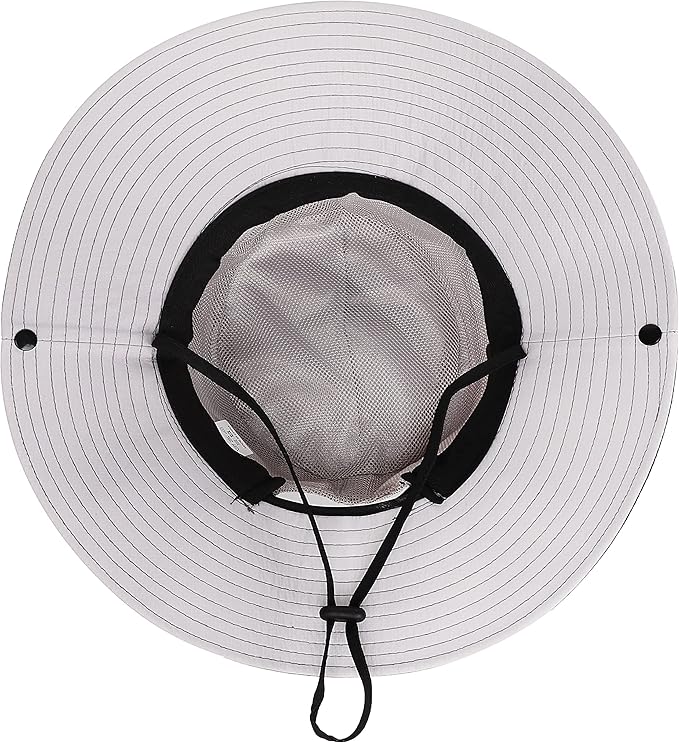 Womens Summer Sun Hat Beach Hat Wide Brim Outdoor UV Protection Hat Foldable Cool Mesh Ponytail Bucket Hat