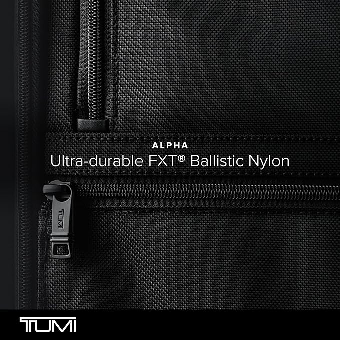 TUMI - Alpha Compact 4 Wheeled Brief - Laptop Bag for Commuting & Travel - Rolling Briefcase & Computer Bag - Use as Carry On