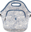 Sok It LunchTote Zippered Bag Insulated Neoprene Caddy (Shore Thing, X-Large 6.5 Quart Lunch Tote)