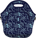 Sok It LunchTote Zippered Bag Insulated Neoprene Caddy (Ocean Oasis, X-Large 6.5 Quart Lunch Tote)