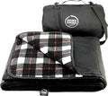 DOWN UNDER OUTDOORS Large Waterproof Windproof Extra Thick 350 GSM Quilted Fleece, or Sherpa Stadium Blanket