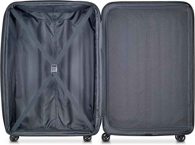 Delsey Luggage Aero 2 Piece Set (19" & 29") Spinner Suitcase (Cobalt Blue)