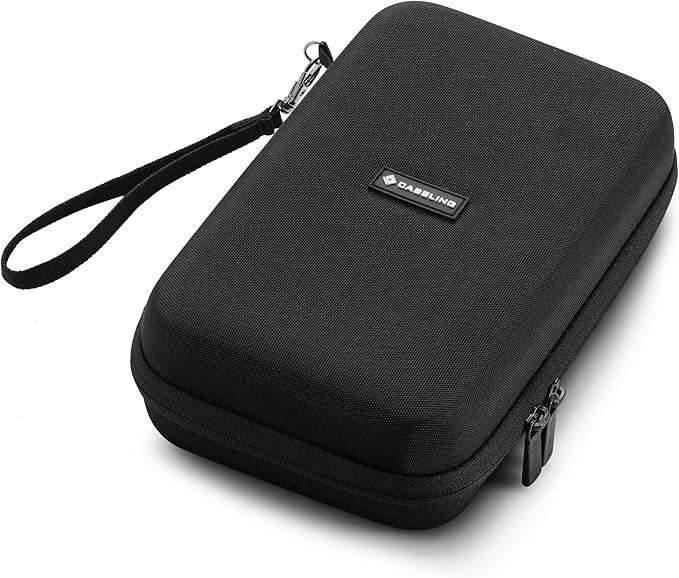 Caseling Hard Case - 9.8” x 5.6”x 2.8” - for Universal Electronics/Accessories EVA Protection Hard Travel Organizer Carrying Bag - Black