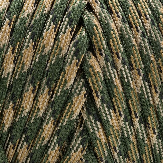 TOUGH-GRID 750 Paracord Rope Nylon Parachute Cord, Made in USA Survival Kit, Outdoor Adventures, Camping, Tactical Gear & Emergency Supplies, Military Type IV Mil-Spec
