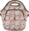 Sok It LunchTote Zippered Bag Insulated Neoprene Caddy (Carnations, X-Large 6.5 Quart Lunch Tote)