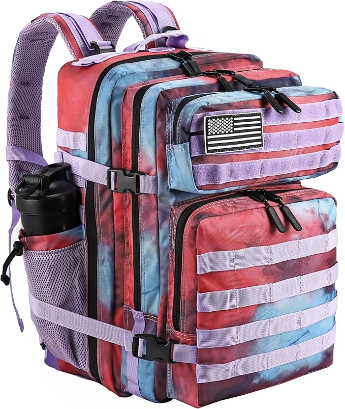 LHI Military Tactical Backpack for Men and Women 45L Army 3 Days Assault Pack Bag Large Rucksack with Molle System