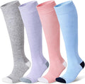 LEVSOX Compression Socks for Pregnant Women 20-30 mmHg Knee High Cute Funny Mens Supports Socks for Nurses, Medical, Travel