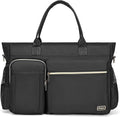Laptop Tote Bag, Middle Size Computer Messenger Teacher Bag with 15.6'' Padded Laptop Sleeve