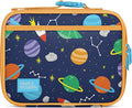 Simple Modern Kids Lunch Box for School | Reusable Insulated Lunch Bag for Toddler, Girl, and Boy | Meal Containers with Exterior & Interior Pockets | Hadley Collection | Outer Space