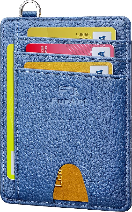 FurArt Slim Minimalist Wallet, Front Pocket Wallets, RFID Blocking, Credit Card Holder for Men & Women