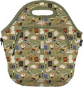 Sok It LunchTote Zippered Bag Insulated Neoprene Caddy (Book Club, X-Large 6.5 Quart Lunch Tote)