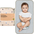 KeaBabies Portable Diaper Changing Pad, Easy Wipe Clean - Foldable Waterproof Baby Changing Mat for Diaper Bag, Compact, Lightweight, 25x13 Baby Changer Travel Essential, Machine Washable(Wild Patrol)