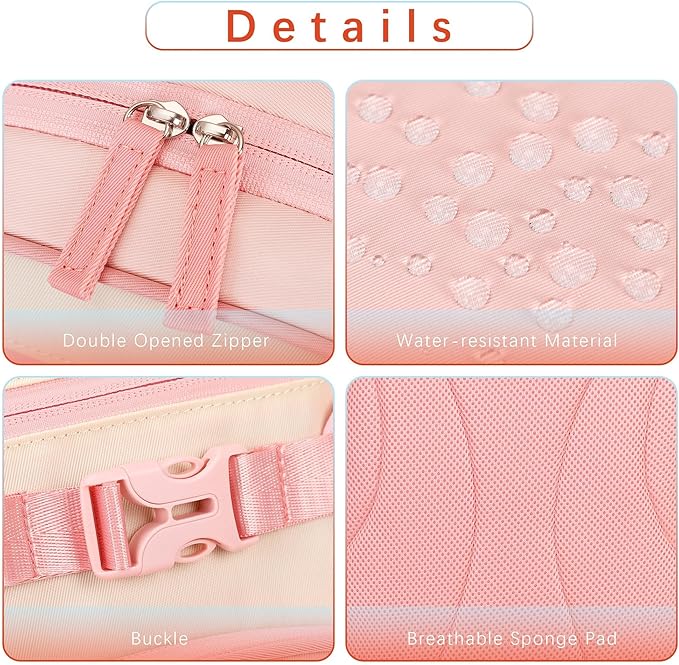 Lightweight Small Backpack for Kids Kindergarten Preschool Backpacks for Girls Ages 2-4-6 (Blush Cream Coral)