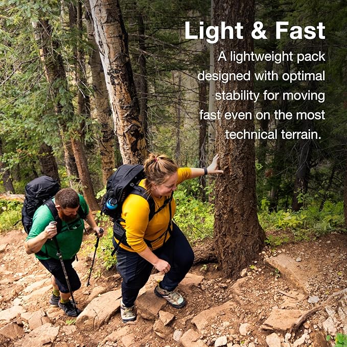 Osprey Talon 33L Men's Lightweight Hiking Backpack with Hipbelt, Green Canopy/Pine Leaf, Extended Fit