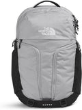 THE NORTH FACE Surge Commuter Laptop Backpack | Daypack with Water Repellent Finish, 16" Laptop Sleeve, Reflective Details, Meld Grey Dark Heather/TNF Black-NPF, One Size