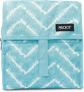 Freezable Lunch Bag, Aqua Tie Dye
