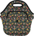 Sok It LunchTote Zippered Bag Insulated Neoprene Caddy (English Garden Picnic, X-Large 6.5 Quart Lunch Tote)