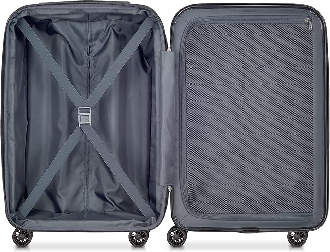 DELSEY PARIS Helium Aero Hardside Expandable Luggage with Spinner Wheels, Peony Pink, 2-Piece Set (21/24)
