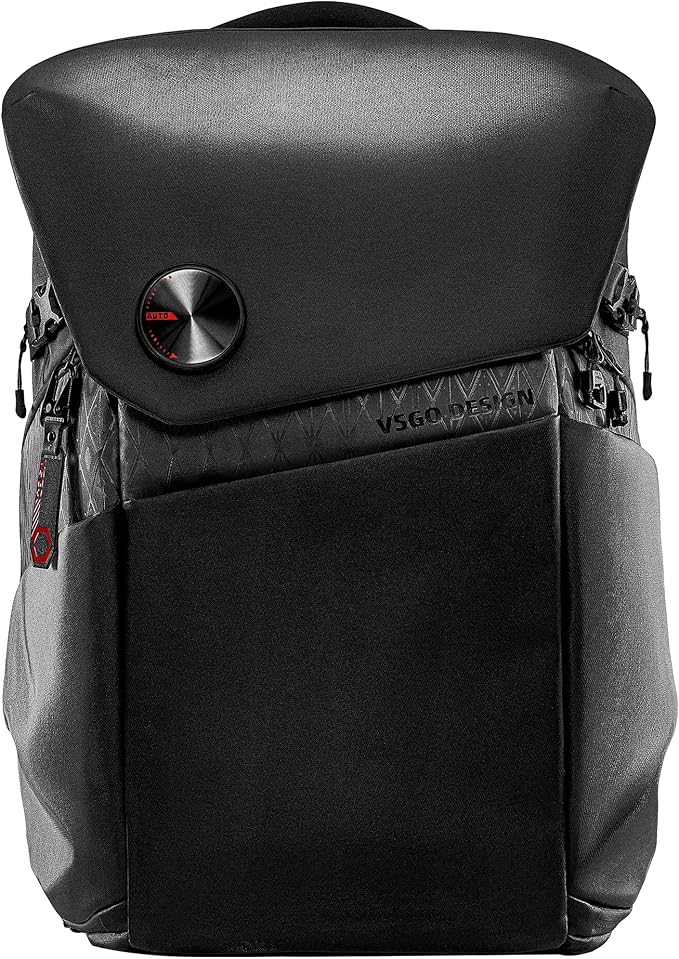 VSGO 25L Professional Camera Backpack, Extra Large Capacity, Travel & Commuting Backpack,Compatible with Canon, Fujifilm, Nikon, 17.3-Inch Laptops