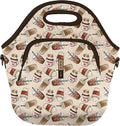 Sok It LunchTote Zippered Bag Insulated Neoprene Caddy (Teacher's Favorite, X-Large 6.5 Quart Lunch Tote)