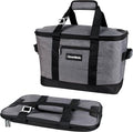 CleverMade Collapsible Insulated Cooler Bag – Leakproof Soft Folding Cooler for Beach, Travel, Car