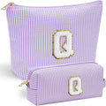 YOOLIFE Gifts for Women - Makeup Bag Organizer, Cute Skincare Bag - Personalized Best Friend, Wife, Mom Birthday & Valentine's Day Gift - Purple