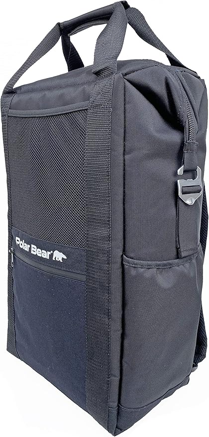 Polar Bear Coolers - Soft-Sided Backpack Cooler - Insulated Backpack for Hiking, Camping, Travel, or Fishing - Heavy-Duty & Portable - Sweat & Leak Proof - Keeps Ice up to 24 hrs