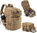 LHI Military Tactical Backpack for Men and Women 45L Army 3 Days Assault Pack Bag Large Rucksack with Shoe Compartment