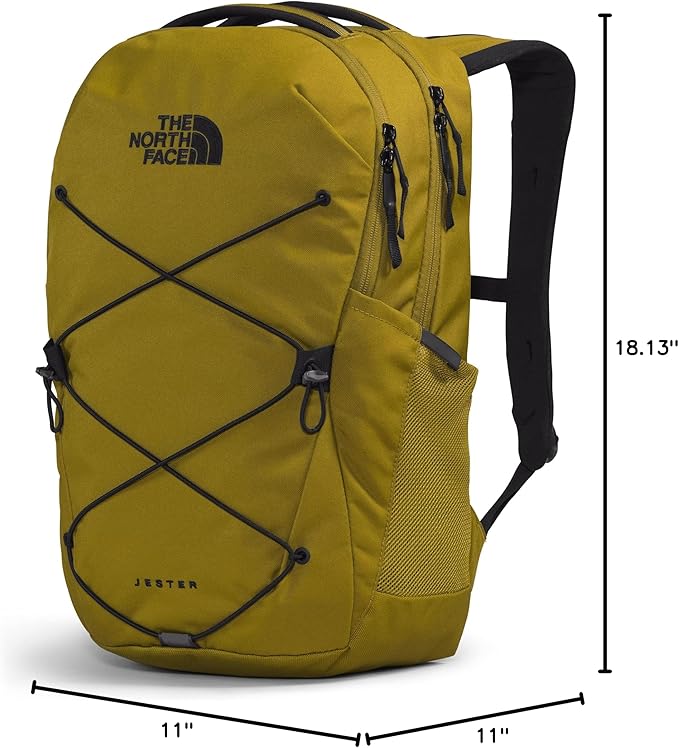 The North Face Jester Everyday Laptop Backpack, Sulphur Moss/TNF Black, One Size
