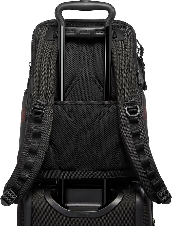 TUMI - Alpha Bravo Navigation Backpack - Everyday Travel Backpack - Fits Up to 15" Laptop - 16.0" X 14.0" X 7.3" - Oxblood