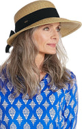 Coolibar UPF 50+ Women's Asymmetrical Clara Sun Hat - Sun Protective