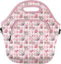 Sok It LunchTote Zippered Bag Insulated Neoprene Caddy (Wonderfully Sweet, X-Large 6.5 Quart Lunch Tote)