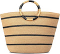 Beach Bags for Women Straw Tote Bag Summer Beach Bag Large Woven Straw Tote for Vacation Holiday
