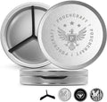 Metal Pouch Can | Metal Container | Slim EDC Pocket Tin | Airtight & Moisture-Resistant | Compact Daily Organizer | Pill Case & Travel Tin | Father’s Day Gift for Dad | (Insignia Ed, Silver, Tall)
