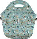 Sok It LunchTote Zippered Bag Insulated Neoprene Caddy (Dog Days Forever, X-Large 6.5 Quart Lunch Tote)