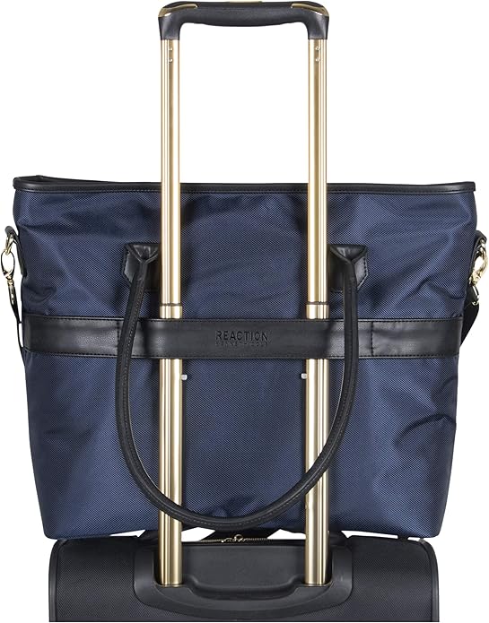 Kenneth Cole REACTION Chelsea Quilted Chevron 15" Laptop & Tablet Business Tote with Removable Shoulder Strap