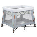 Maxi-Cosi Swift Lightweight Portable Playard, 1-Step Fold Playpen with Travel Bag, 2-Stage Mattress for Newborn to Toddlers, Essential Grey