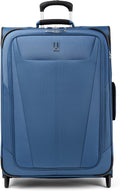 Travelpro Maxlite 5 Softside Expandable Upright 2 Wheel Checked Luggage, Lightweight Suitcase, Men and Women, Ensign Blue, Checked Medium 26-Inch