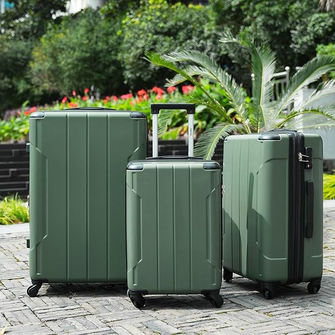 Merax 20 Inch Carry On Luggage Airline Approved, Hardshell ABS Suitcase with Spinner Wheels, TSA Lock, Lightweight Travel Luggage for Business Trips & Weekend Getaways
