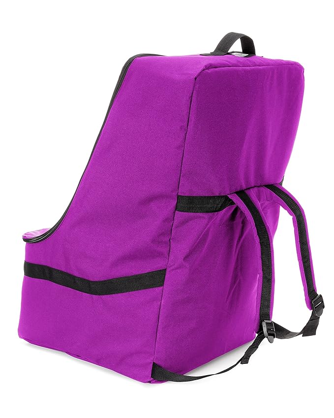 Car Seat Travel Bag — Adjustable, Padded Backpack for Car Seats — Car Seat Travel Tote - Compatible with Most Name Brand Car Seats