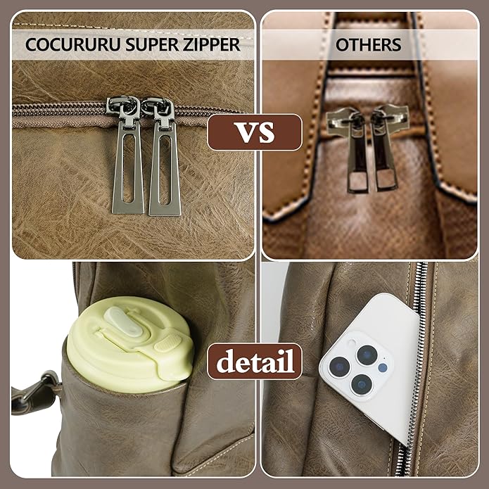 Women Backpack Purse PU Leather Anti-theft Casual Shoulder Bag Fashion Ladies Satchel Bags