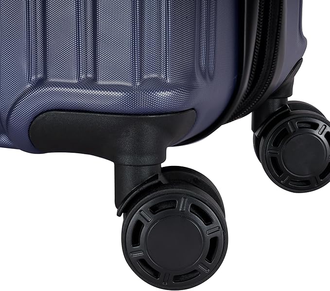 GinzaTravel Luggage Sets 3-Piece Expandable Suitcases with Wheels PC+ABS Durable Hardside Luggage sets TSA lock (Ocean blue, 3-Piece Set(20"/25"/29"))