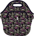 Sok It LunchTote Zippered Bag Insulated Neoprene Caddy (After Dark, X-Large 6.5 Quart Lunch Tote)