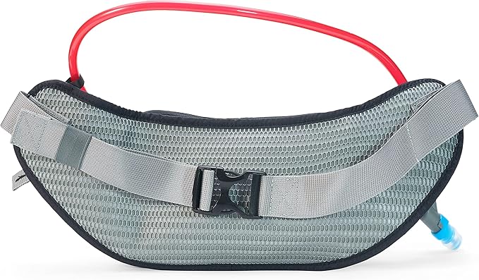 USWE Zulo Hydration Hip Pack - with Organizer and Side Pockets, Bounce Free Hip Belt (2L, Black)