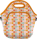 Sok It LunchTote Zippered Bag Insulated Neoprene Caddy (Boho Floral, X-Large 6.5 Quart Lunch Tote)