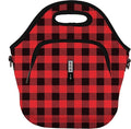 Sok It LunchTote Zippered Bag Insulated Neoprene Caddy (Buffalo Check, X-Large 6.5 Quart Lunch Tote)