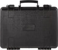 Amazon Basics Hard Camera Case, Medium, Black, Solid, 18"L x 14"W x 6"H