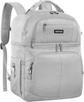 Insulated Cooler Backpack,Double Deck Leakproof Cooler Bag,Insulated Backpack Cooler Lunch Backpack for Men Women
