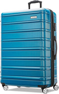 Samsonite Omni 2 Hardside Expandable Luggage with Spinner Wheels, LARGE SPINNER, CARIBBEAN BLUE